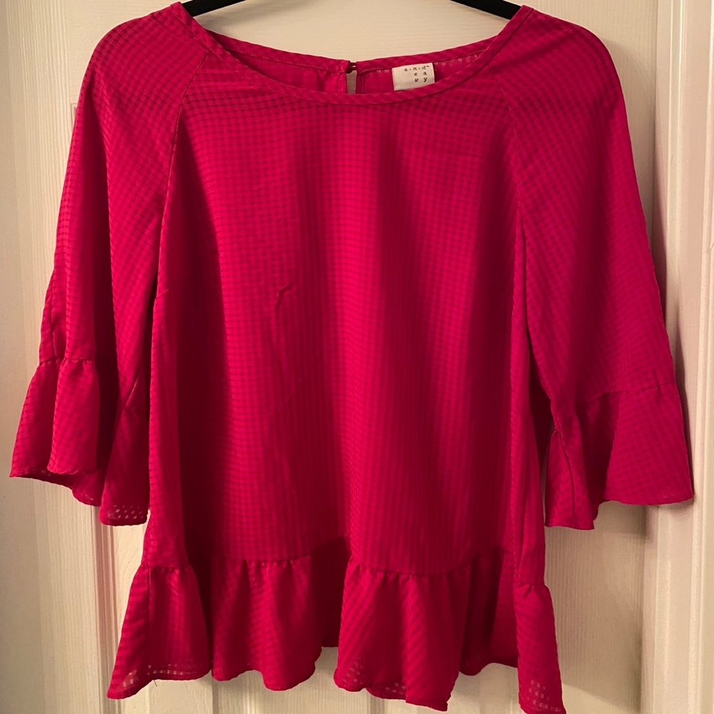 A New Day Peplum Top